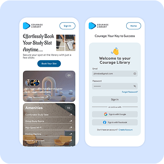Courage Library Website